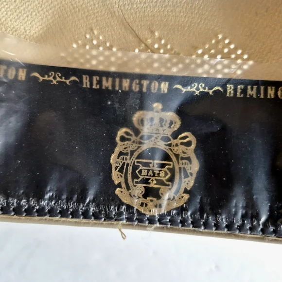 NWOT Remington 50X "Arma tu Instinto" Vented Straw Cowboy Hat Vented Cowboy - Picture 5 of 16